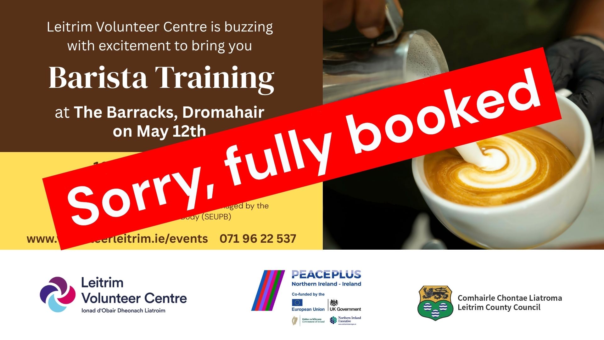 Barista Fully Booked