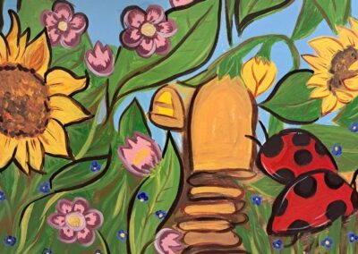 Drumshanbo Tidy Towns_Fairy Door Backdrop Murals