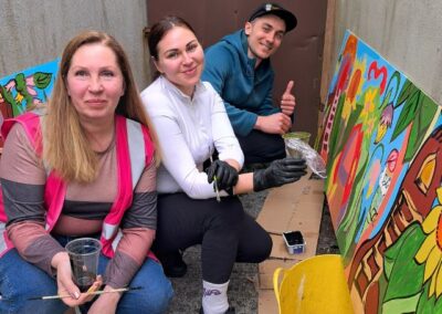 Drumshanbo Tidy Towns_Fairy Door Backdrop Murals
