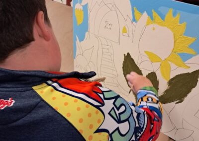 Drumshanbo Tidy Towns_Fairy Door Backdrop Murals